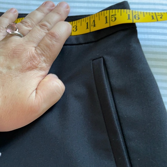 Top Shop Straight Leg Black Pants, Size 8 - Picture 13 of 14